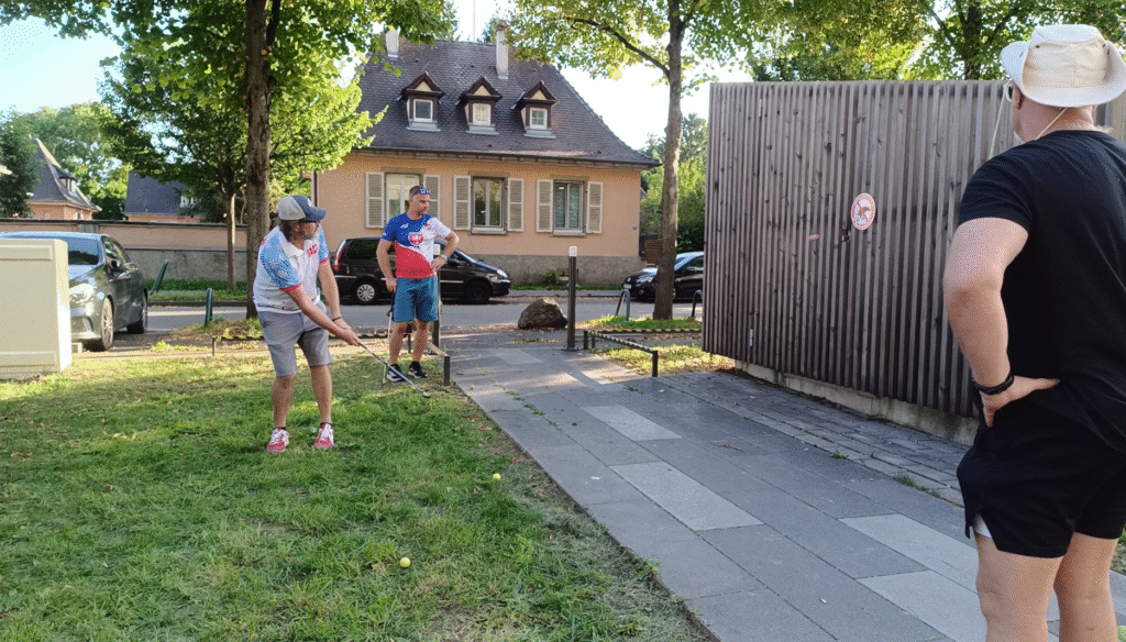 Ziel bei der Crossgolf Europameisterschaft 2025 in Strasburg