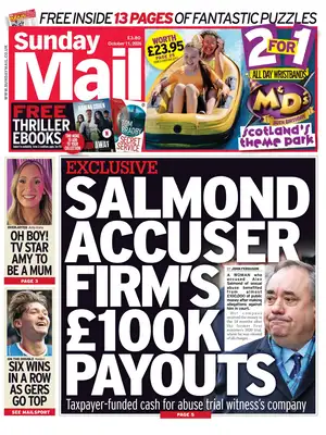 Prima Pagina "Sunday Mail"