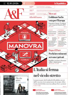 Prima Pagina "Affari & Finanza | la Repubblica"