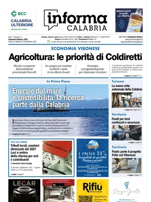 Prima Pagina "Informa Calabria"