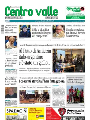 Prima Pagina "Centro Valle | Valchiavenna e Alto Lago"