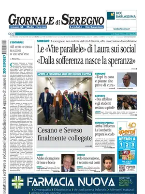 Prima Pagina "Giornale di Seregno"