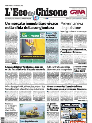 Prima Pagina "L'Eco del Chisone"