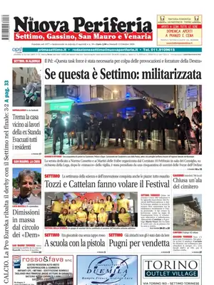 Prima Pagina "La Nuova Periferia | Settimo, Gassino, San Mauro e Venaria"