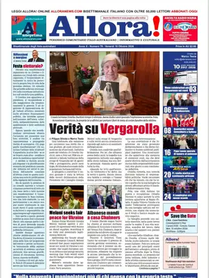 Prima Pagina "Allora!"