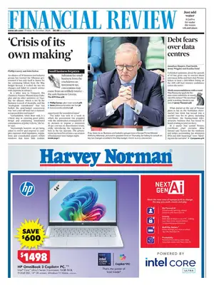 Prima Pagina "The Australian Financial Review | AFR"