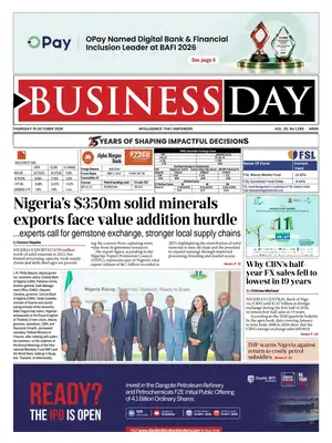 Prima Pagina "BusinessDay"