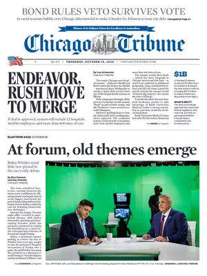 Prima Pagina "Chicago Tribune"
