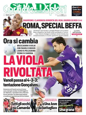 Prima Pagina "Corriere dello Sport | Firenze"