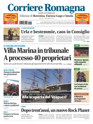 Prima Pagina "Corriere Romagna | Ravenna e Imola"