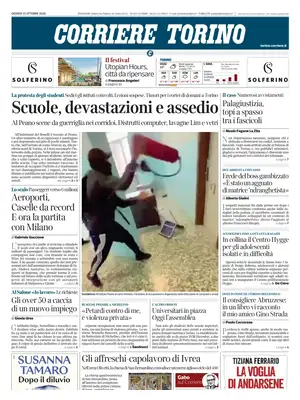 Prima Pagina "Corriere Torino"