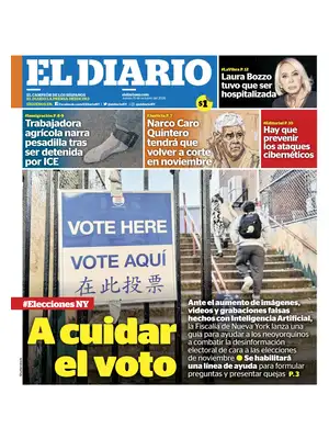 Prima Pagina "El Diario NY"