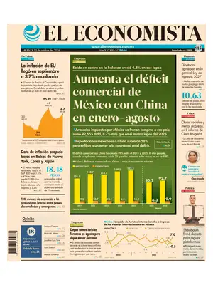 Prima Pagina "El Economista (Mexico)"