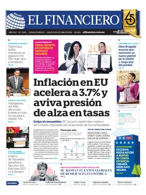 Prima Pagina "El Financiero"