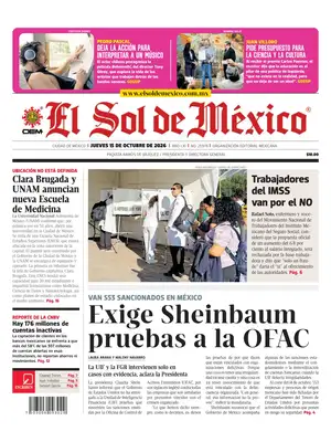 Prima Pagina "El Sol de México"