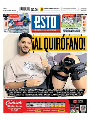 Prima Pagina "Esto"