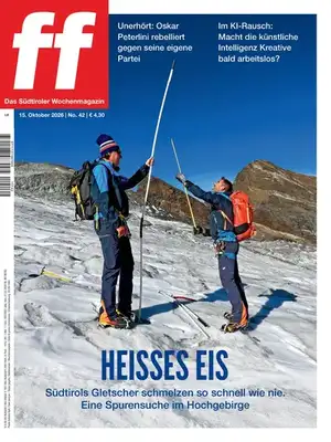 Prima Pagina "ff – Das Südtiroler Wochenmagazin"