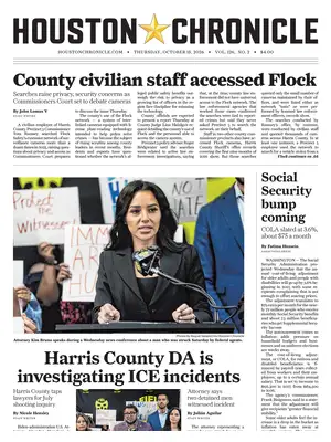 Prima Pagina "Houston Chronicle"