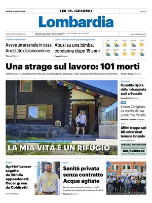 Prima Pagina "Il Giorno | Milano"