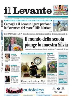 Prima Pagina "Il Levante"