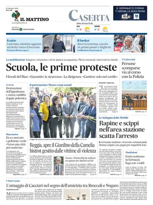 Prima Pagina "Il Mattino | Caserta"