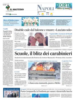 Prima Pagina "Il Mattino | Napoli"