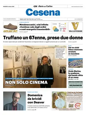 Prima Pagina "Il Resto del Carlino | Cesena"