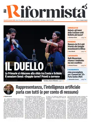 Prima Pagina "Il Riformista"