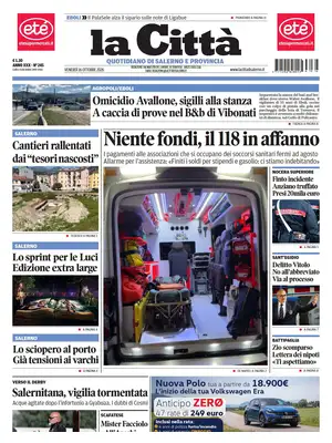 Prima Pagina "La Città | Salerno"
