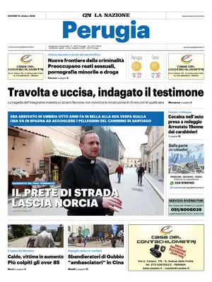 Prima Pagina "La Nazione | Perugia"