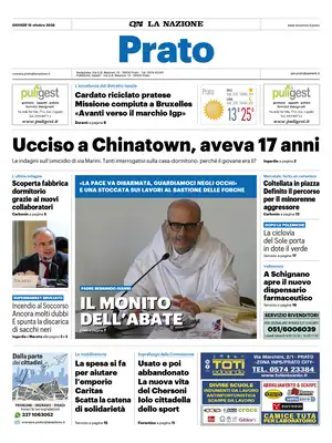 Prima Pagina "La Nazione | Prato"