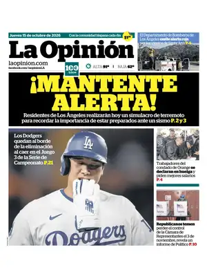 Prima Pagina "La Opinión"