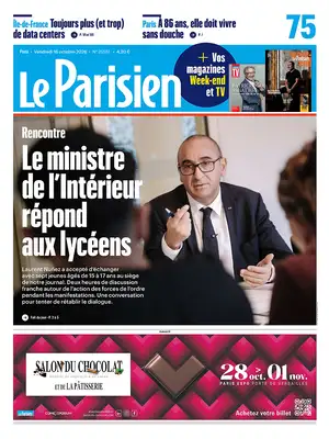 Prima Pagina "Le Parisien"
