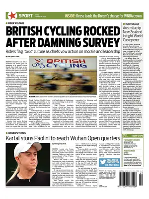 Prima Pagina "Morning Star Sport"