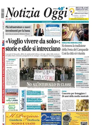 Prima Pagina "Notizia Oggi"