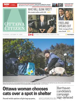 Prima Pagina "Ottawa Citizen"