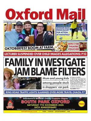 Prima Pagina "Oxford Mail"