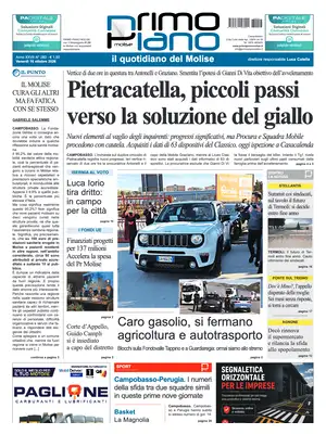 Prima Pagina "Primo Piano Molise"