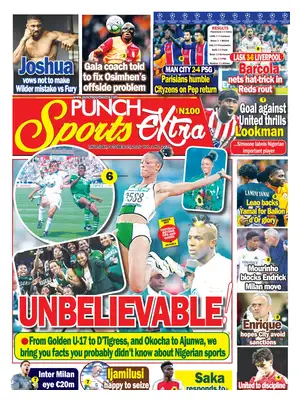 Prima Pagina "Punch Sports Extra"