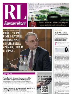 Prima Pagina "Romania Libera"