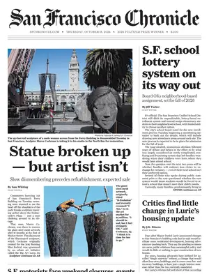 Prima Pagina "San Francisco Chronicle"