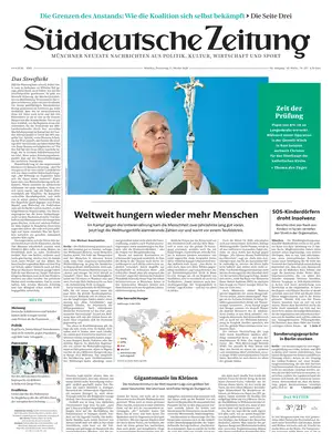 Prima Pagina "Süddeutsche Zeitung"