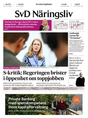 Prima Pagina "SvD Näringsliv"