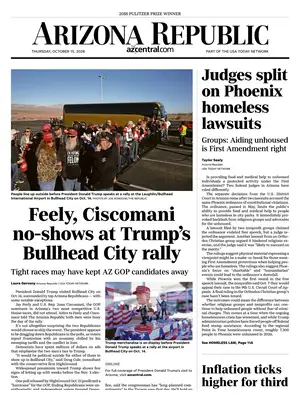 Prima Pagina "The Arizona Republic"