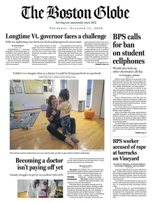 Prima Pagina "The Boston Globe"