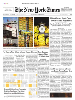 Prima Pagina "The New York Times"