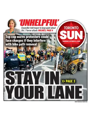 Prima Pagina "Toronto Sun"