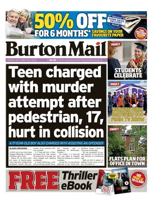 Prima Pagina "Burton Mail"