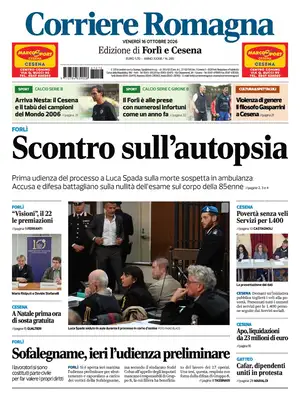 Prima Pagina "Corriere Romagna | Forlì e Cesena"