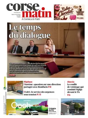 Prima Pagina "Corse-Matin"